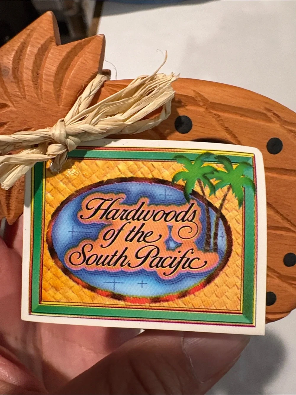 Hand carved set wooden